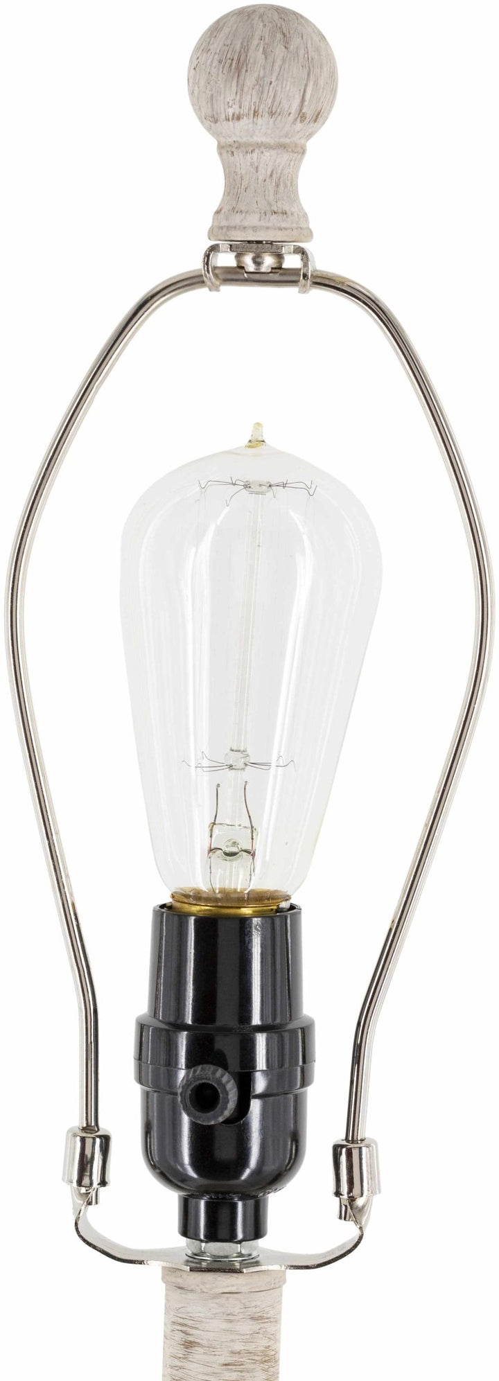 Butazon Traditional Floor Lamp – Gray Resin Base with Linen Shade - The Rug Decor