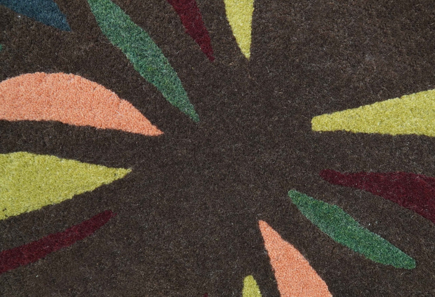 Butterfly Brown Hand Tufted 2x3 Wool Area Rug - The Rug Decor