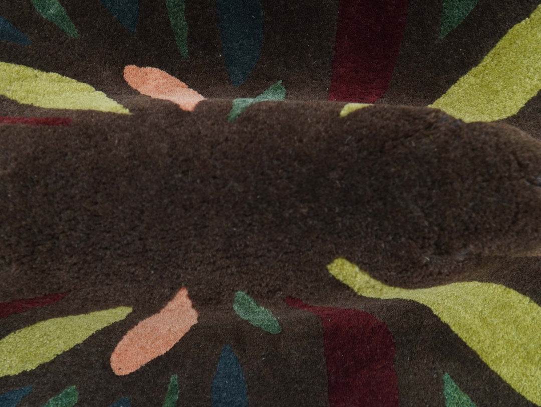 Butterfly Brown Hand Tufted 2x3 Wool Area Rug - The Rug Decor