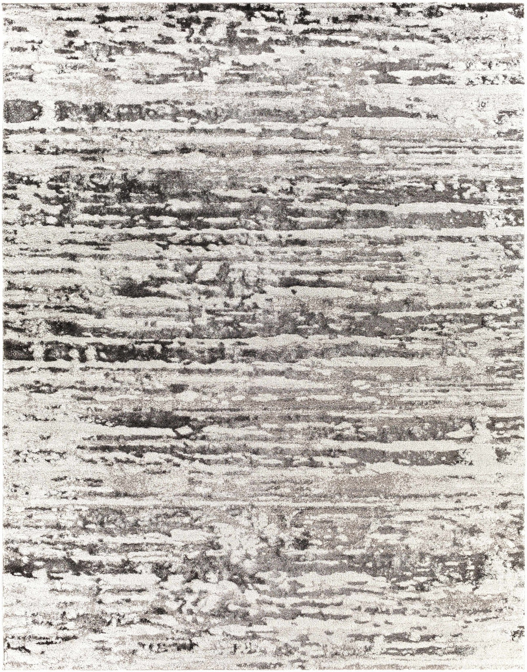 Butters Modern Abstract Design Ivory And Black Area Rug - The Rug Decor