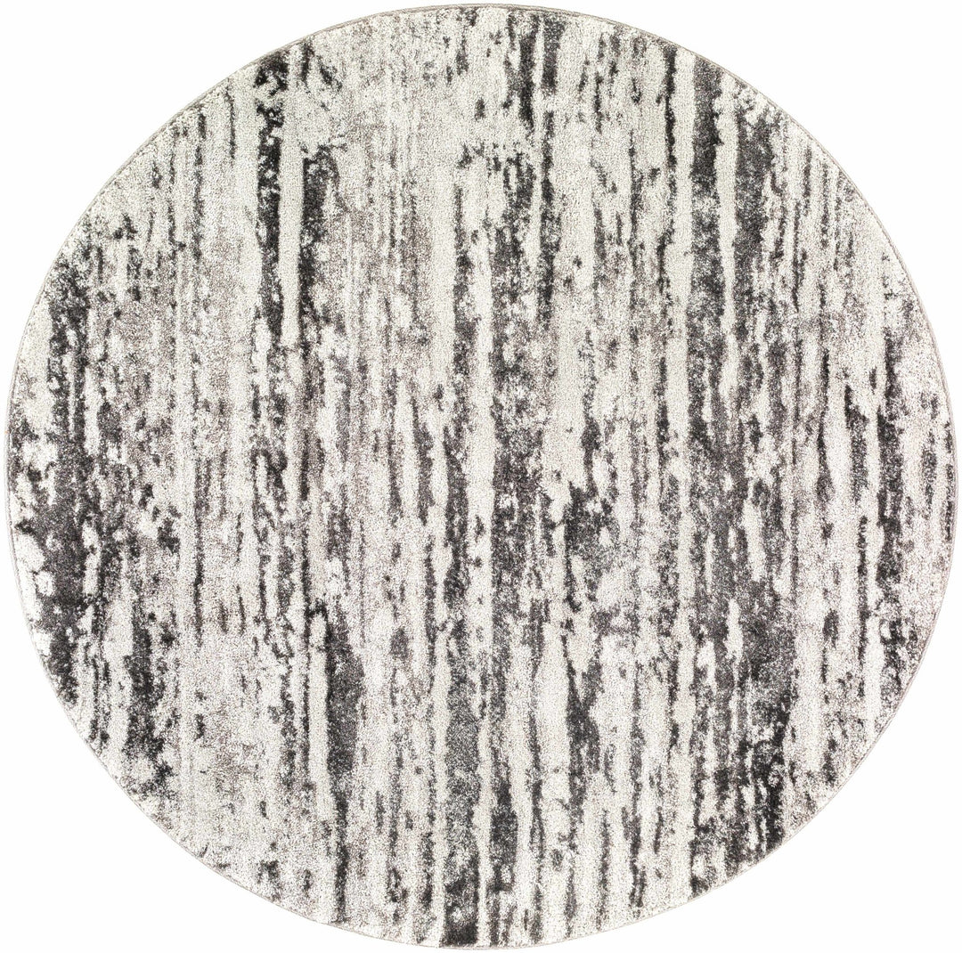 Butters Modern Abstract Design Ivory And Black Area Rug - The Rug Decor