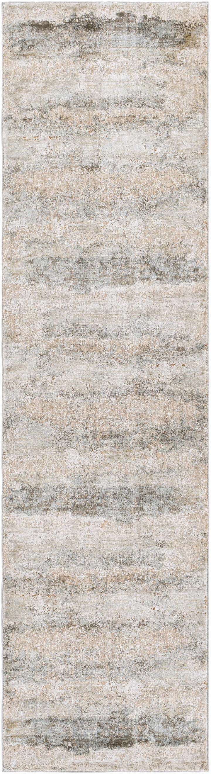 Bowdoinham Modern Abstract Design Gray And Beige Area Rug