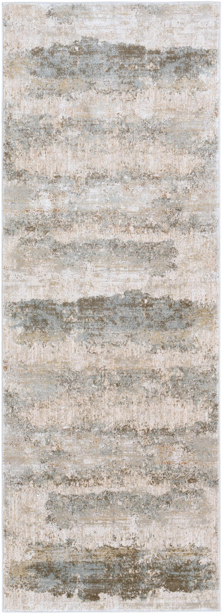 Bowdoinham Modern Abstract Design Gray And Beige Area Rug