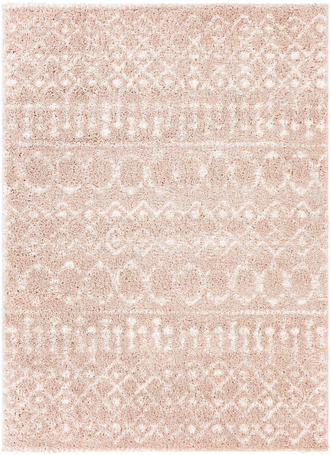 Box Peach Modern Style Area Rug