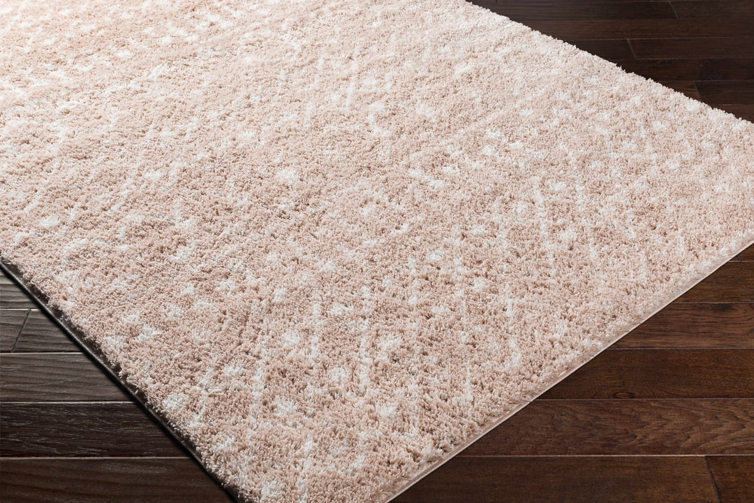 Box Peach Modern Style Area Rug