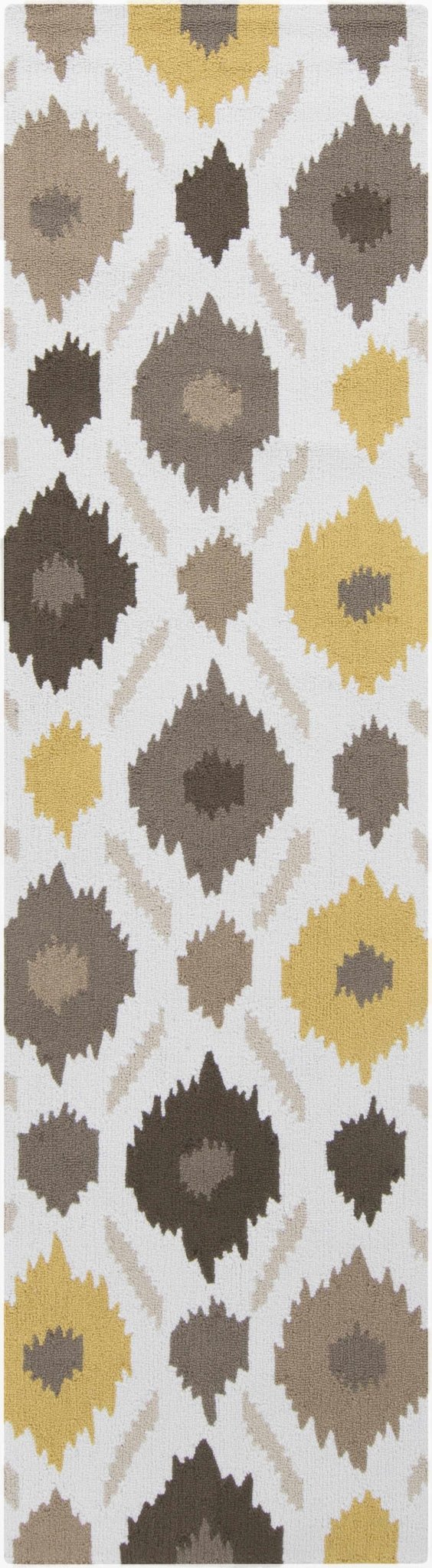 Byhalia Contemporary Style Taupe And Ivory Hand Tufted Area Rug - The Rug Decor