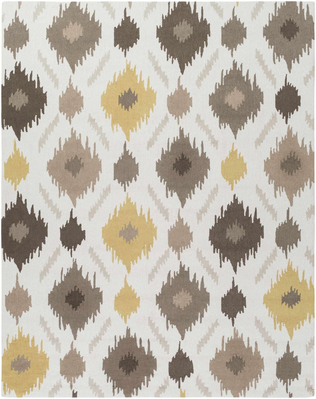 Byhalia Contemporary Style Taupe And Ivory Hand Tufted Area Rug - The Rug Decor