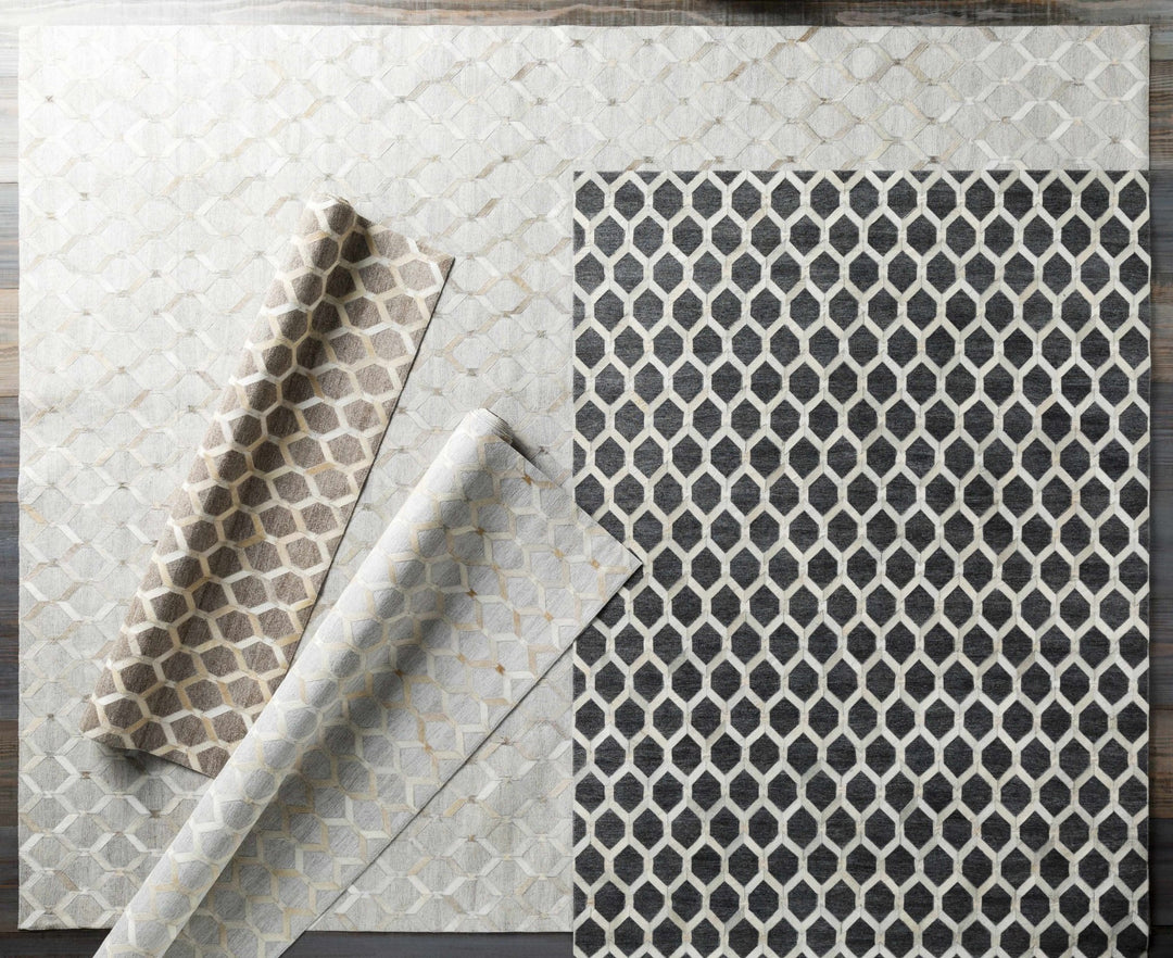 Byng Modern Style Gray And Beige Area Rug - The Rug Decor