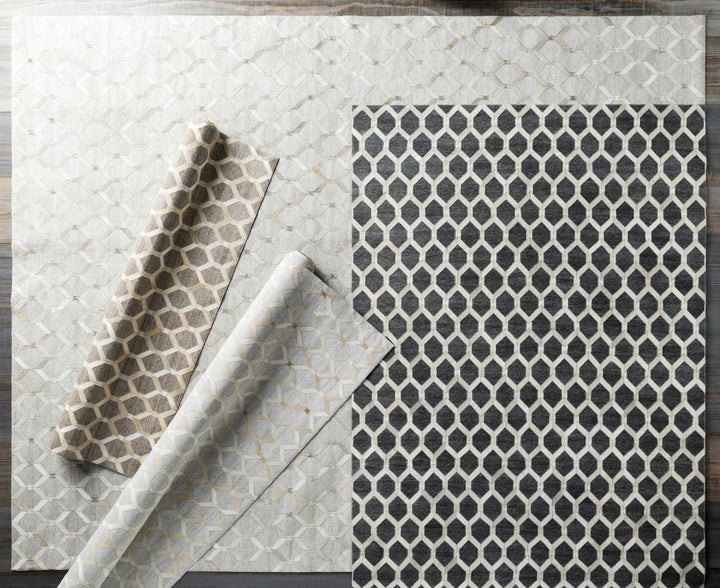 Byng Modern Style Gray And Beige Area Rug - The Rug Decor