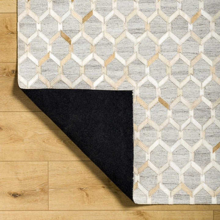 Byng Modern Style Gray And Beige Area Rug - The Rug Decor