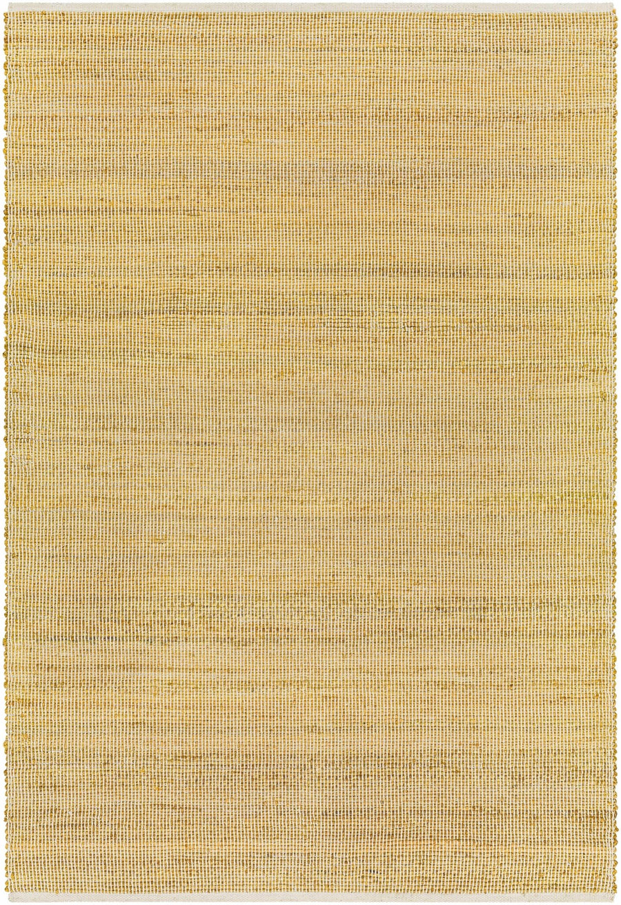 Byrne Modern Solid Design Tan Hand Woven Jute Area Rug - The Rug Decor