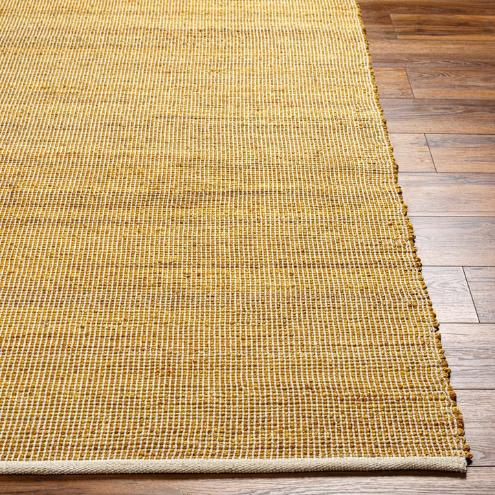 Byrne Modern Solid Design Tan Hand Woven Jute Area Rug - The Rug Decor