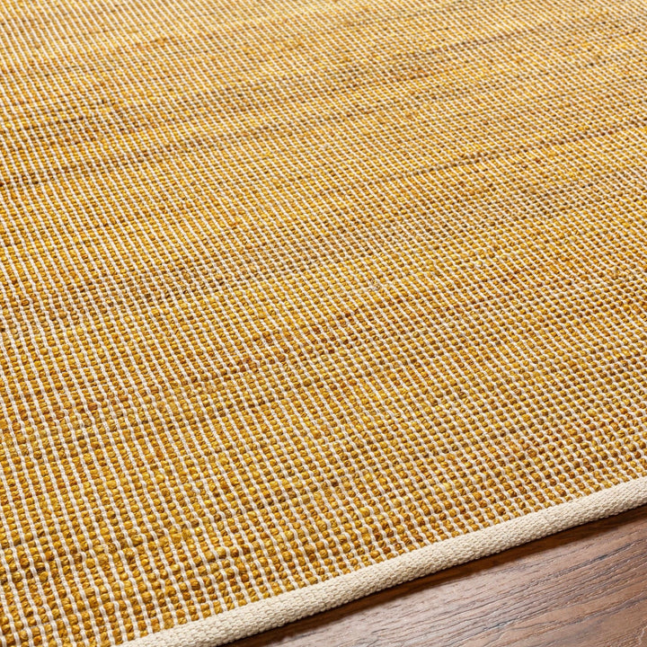 Byrne Modern Solid Design Tan Hand Woven Jute Area Rug - The Rug Decor