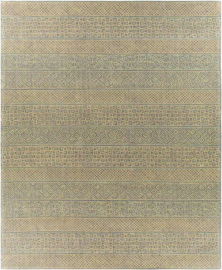 Byron Traditional Style Beige And Green Hand Tufted Area Rug