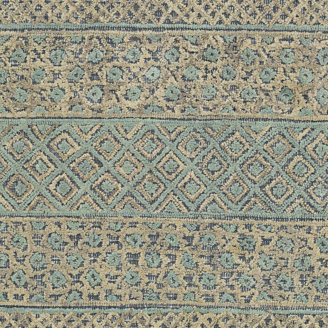 Byron Traditional Style Beige And Green Hand Tufted Area Rug