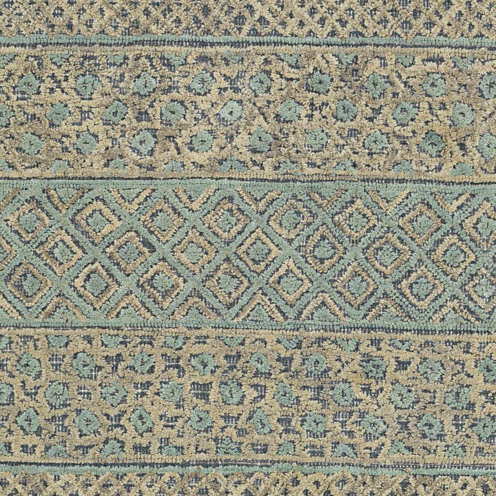 Byron Traditional Style Beige And Green Hand Tufted Area Rug