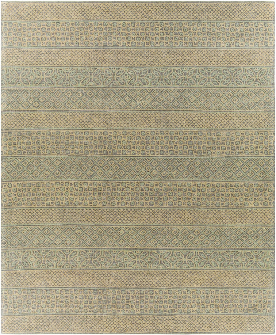 Byron Traditional Style Beige And Green Hand Tufted Area Rug - The Rug Decor