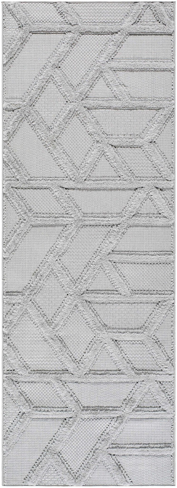 Cadak Gray Contemporary geometrical Design Outdoor Rug - The Rug Decor