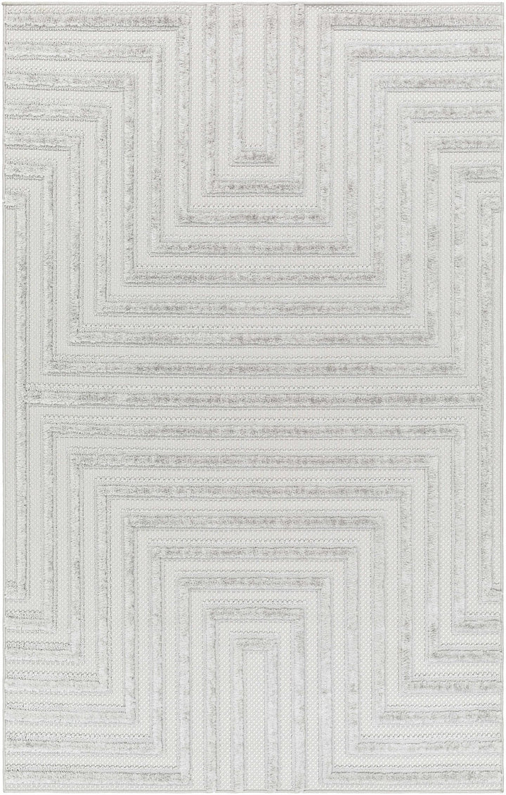 Cadee Gray Contemporary Style Outdoor Area Rug - The Rug Decor
