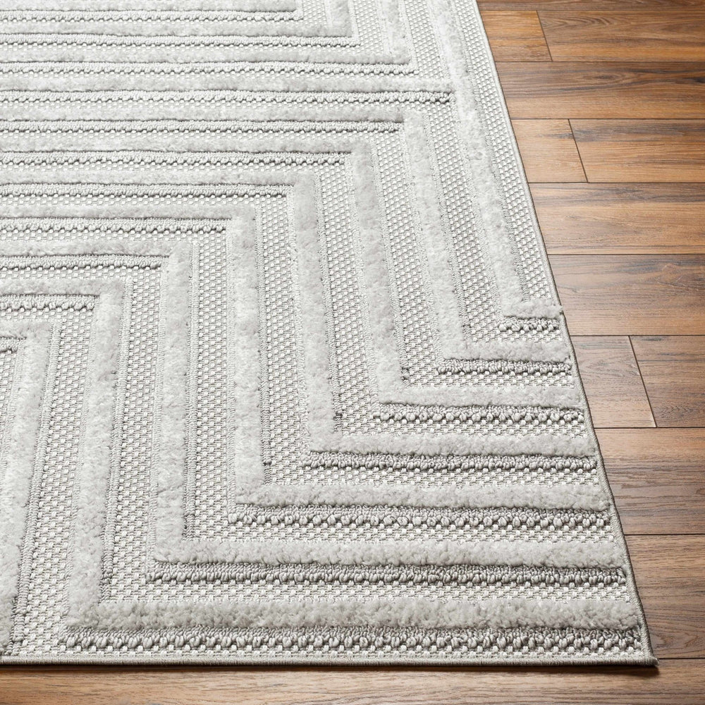Cadee Gray Contemporary Style Outdoor Area Rug - The Rug Decor