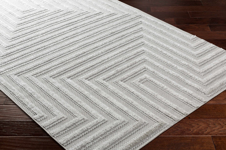 Cadee Gray Contemporary Style Outdoor Area Rug - The Rug Decor