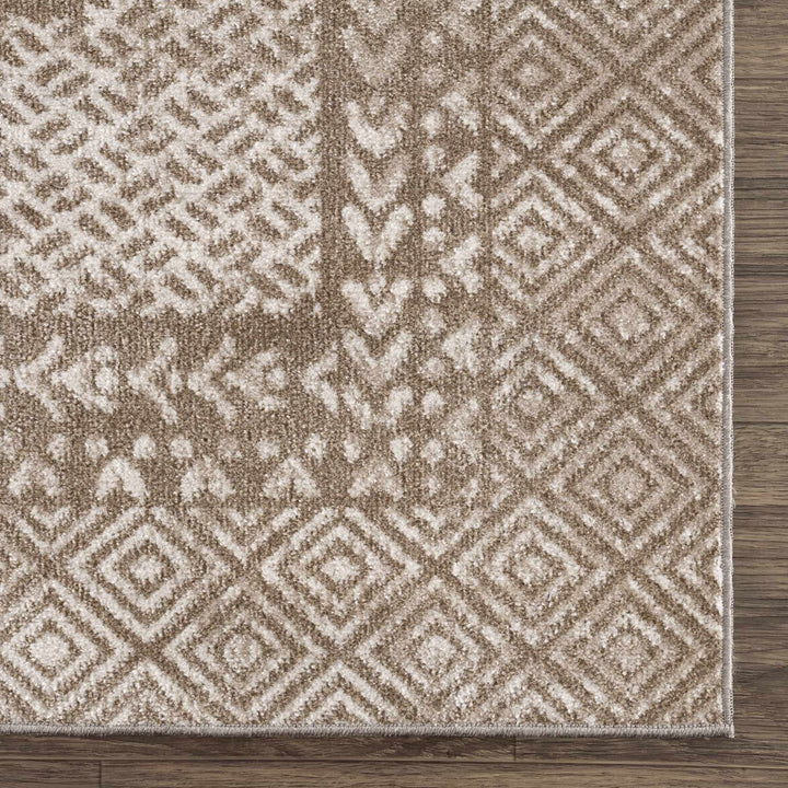 Caditaan Traditional Style Cream Machine Woven Washable Rug - The Rug Decor