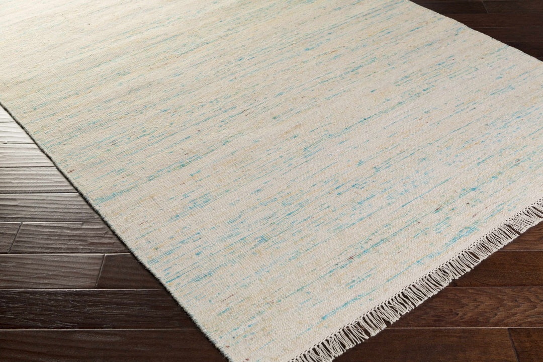 Cairnbrook Contemporary Abstract Beige And Blue Area Carpet - The Rug Decor