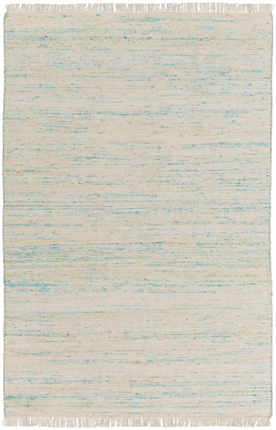 Cairnbrook Contemporary Abstract Beige And Blue Area Carpet - The Rug Decor