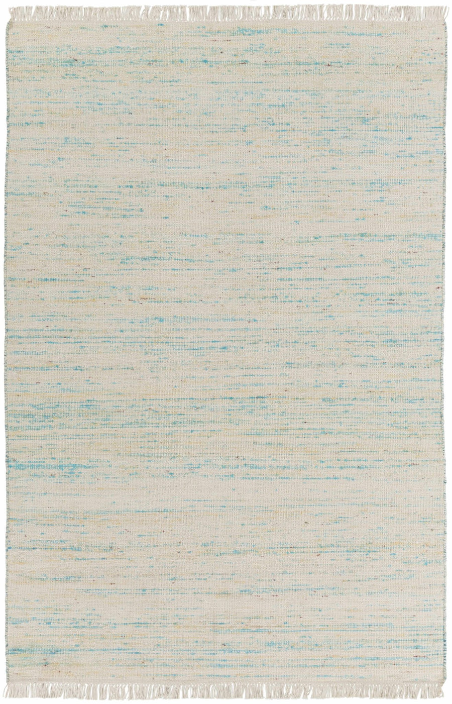 Cairnbrook Contemporary Abstract Beige And Blue Area Carpet - The Rug Decor