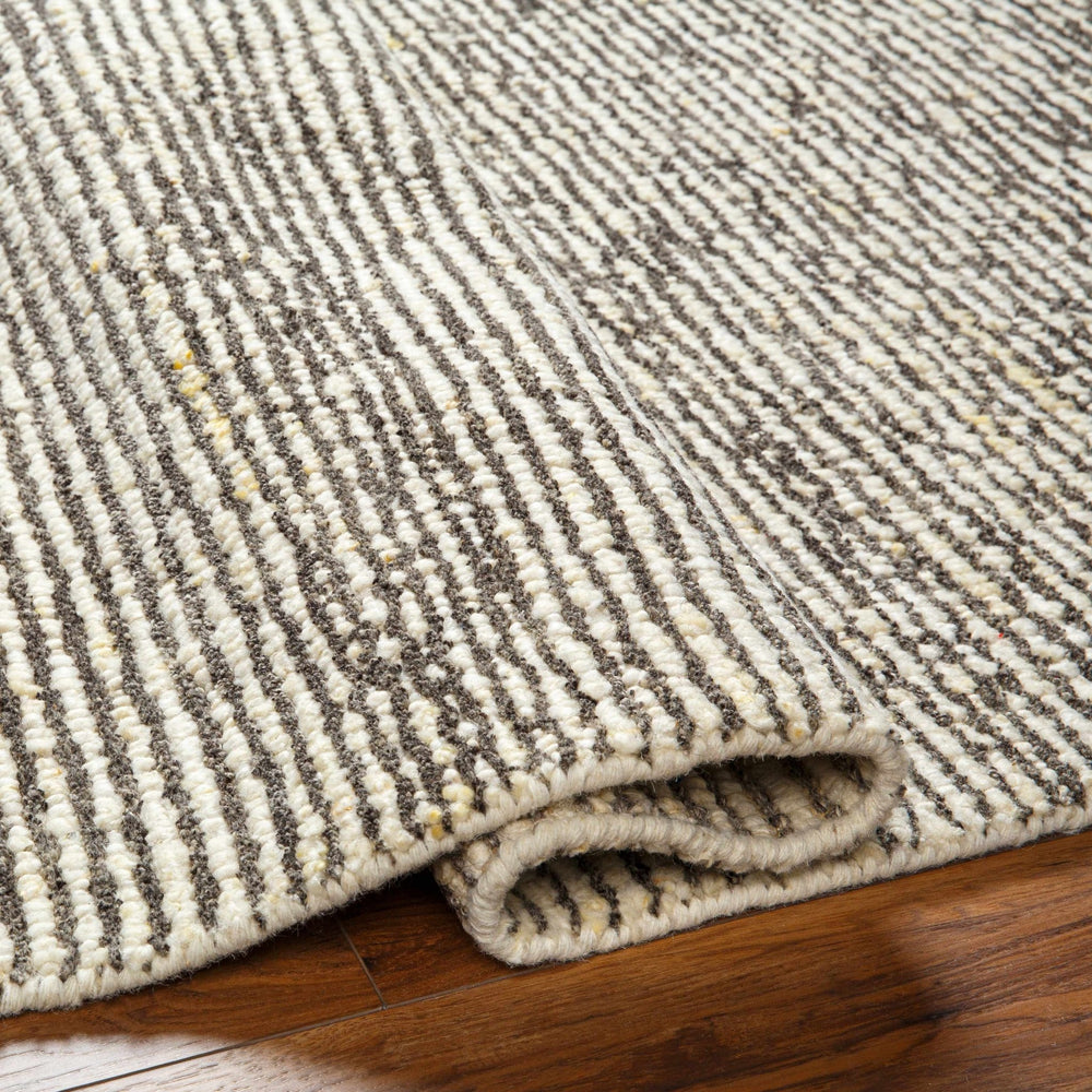 Caius Contemporary Geometrical Charcoal And Ivory Area Rug - The Rug Decor
