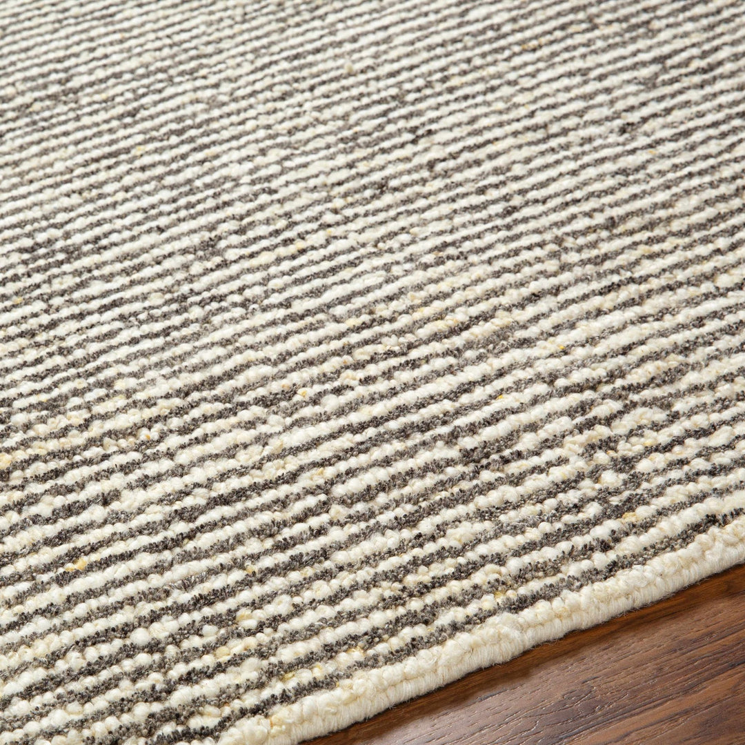 Caius Contemporary Geometrical Charcoal And Ivory Area Rug - The Rug Decor