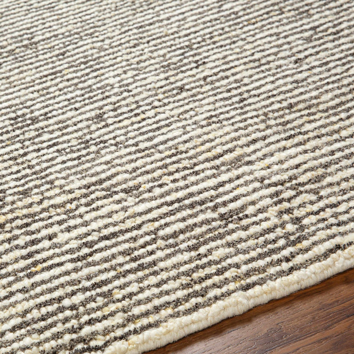 Caius Contemporary Geometrical Charcoal And Ivory Area Rug - The Rug Decor