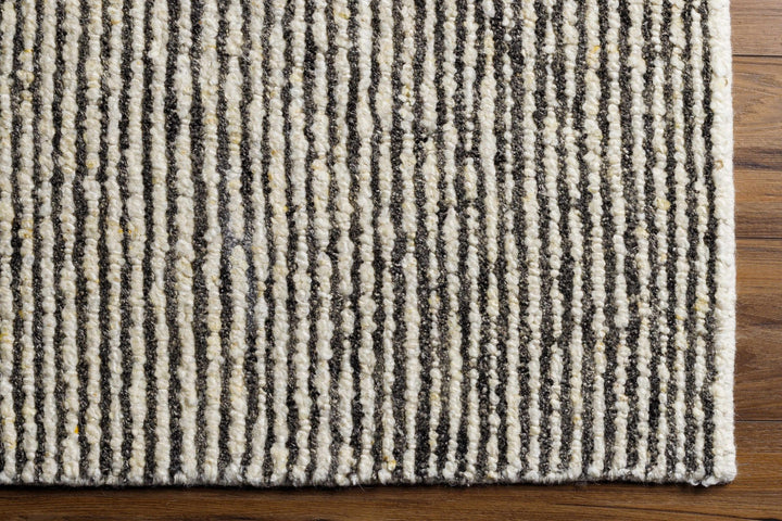 Caius Contemporary Geometrical Charcoal And Ivory Area Rug - The Rug Decor