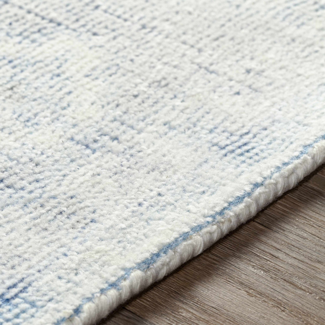 Calderbank Style Sky Blue Wool - Blend Area Rug - The Rug Decor
