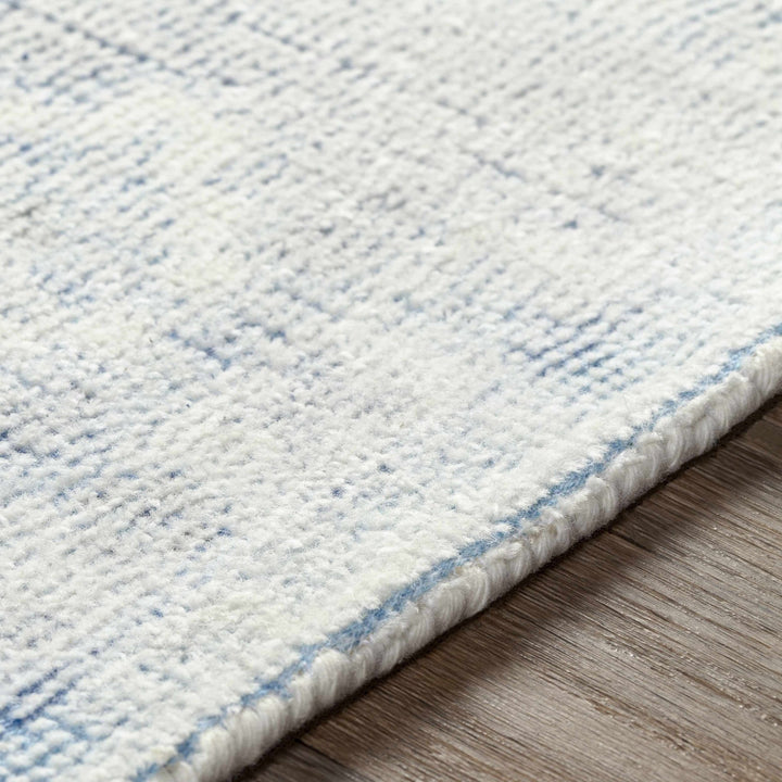 Calderbank Style Sky Blue Wool - Blend Area Rug - The Rug Decor