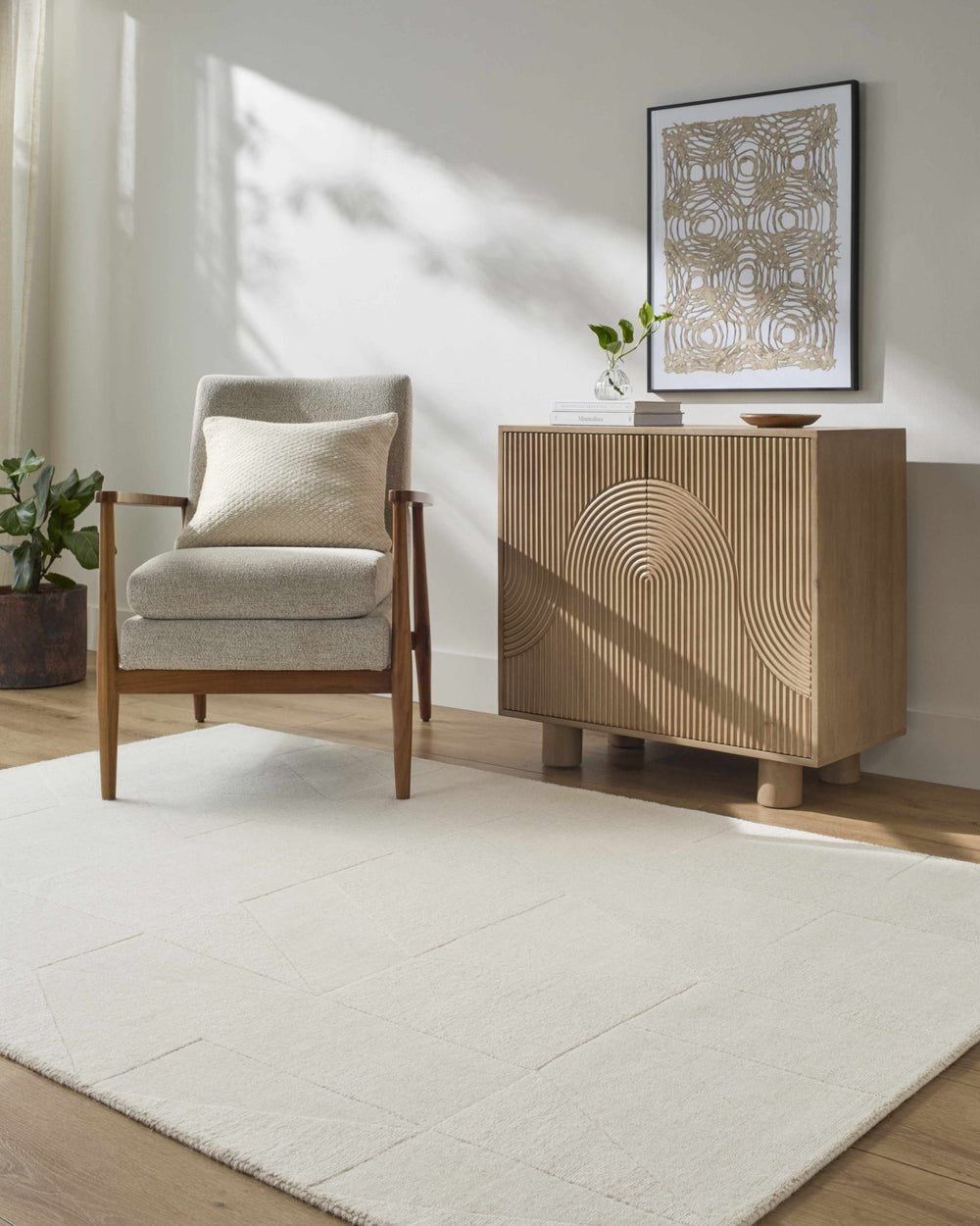 Callie Modern Abstract Gray Rug - The Rug Decor