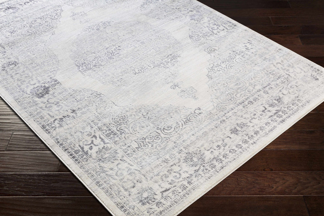 Caloundra Traditional Style Ivory And Gray Area Rug - The Rug Decor