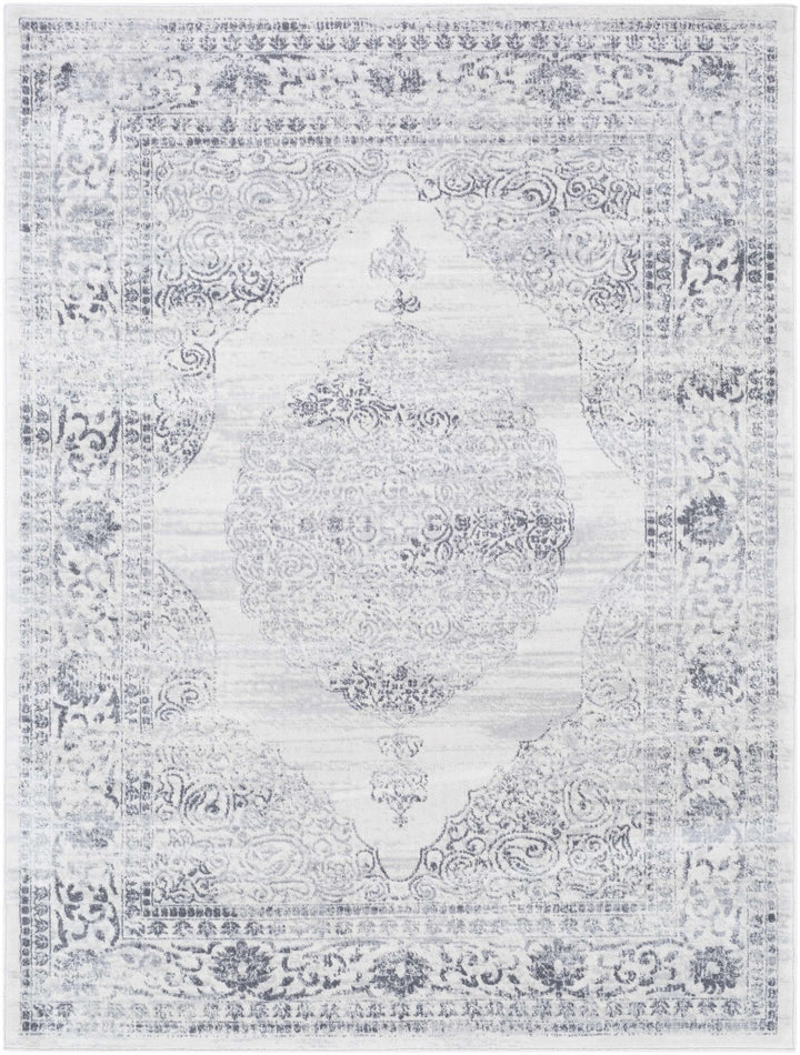 Caloundra Traditional Style Ivory And Gray Area Rug - The Rug Decor