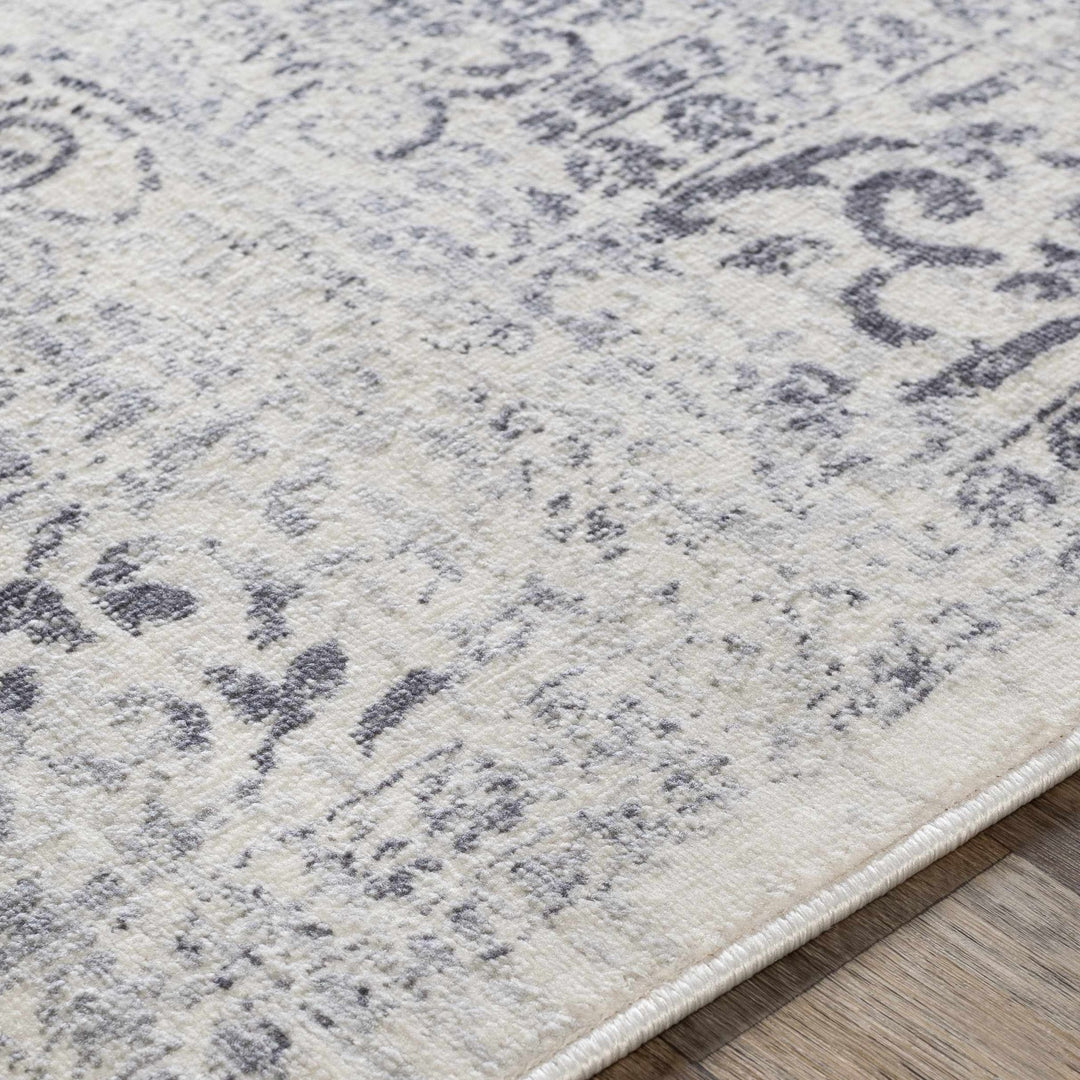 Caloundra Traditional Style Ivory And Gray Area Rug - The Rug Decor