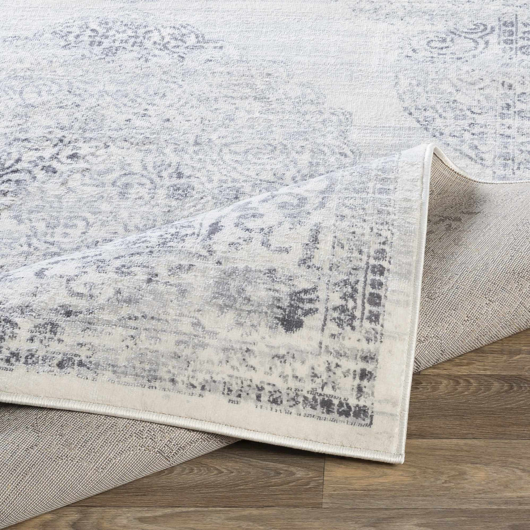 Caloundra Traditional Style Ivory And Gray Area Rug - The Rug Decor