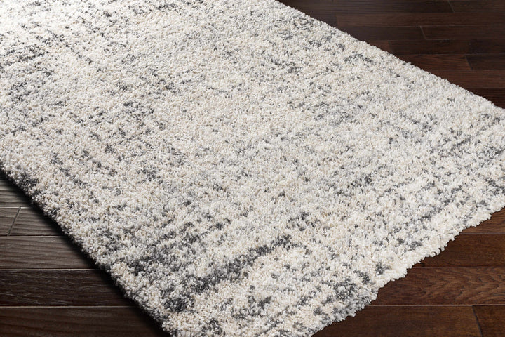 Calsib Ivory And gray Modern Abstract Design Area Rug