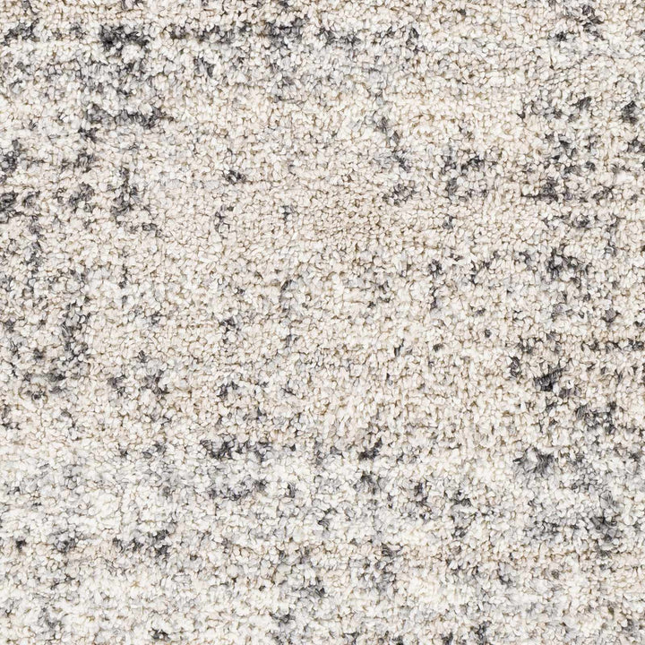 Calsib Ivory And gray Modern Abstract Design Area Rug