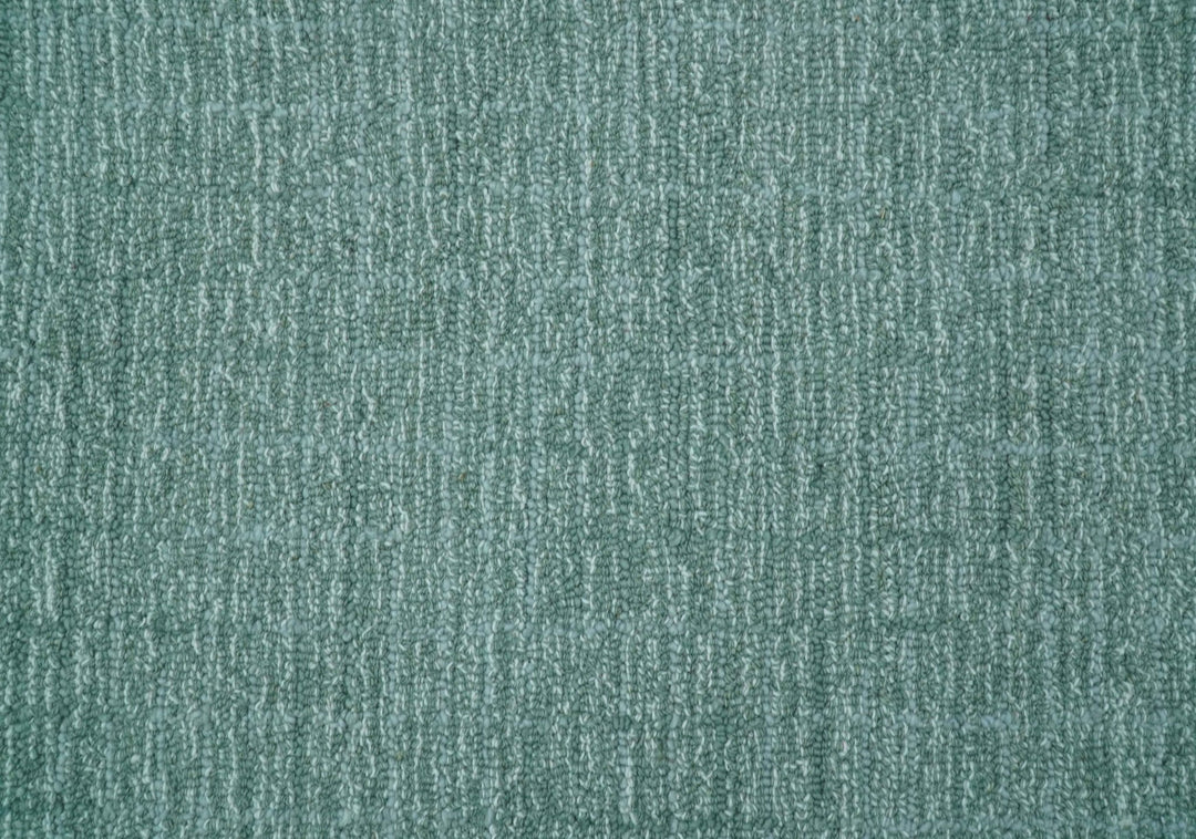 Cam Custom Made Modern Style Teal Hand Tufted Wool Rug - The Rug Decor