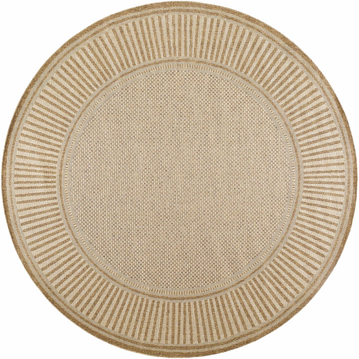 Camel And Beige Flatweave Faux Jute Rug - The Rug Decor