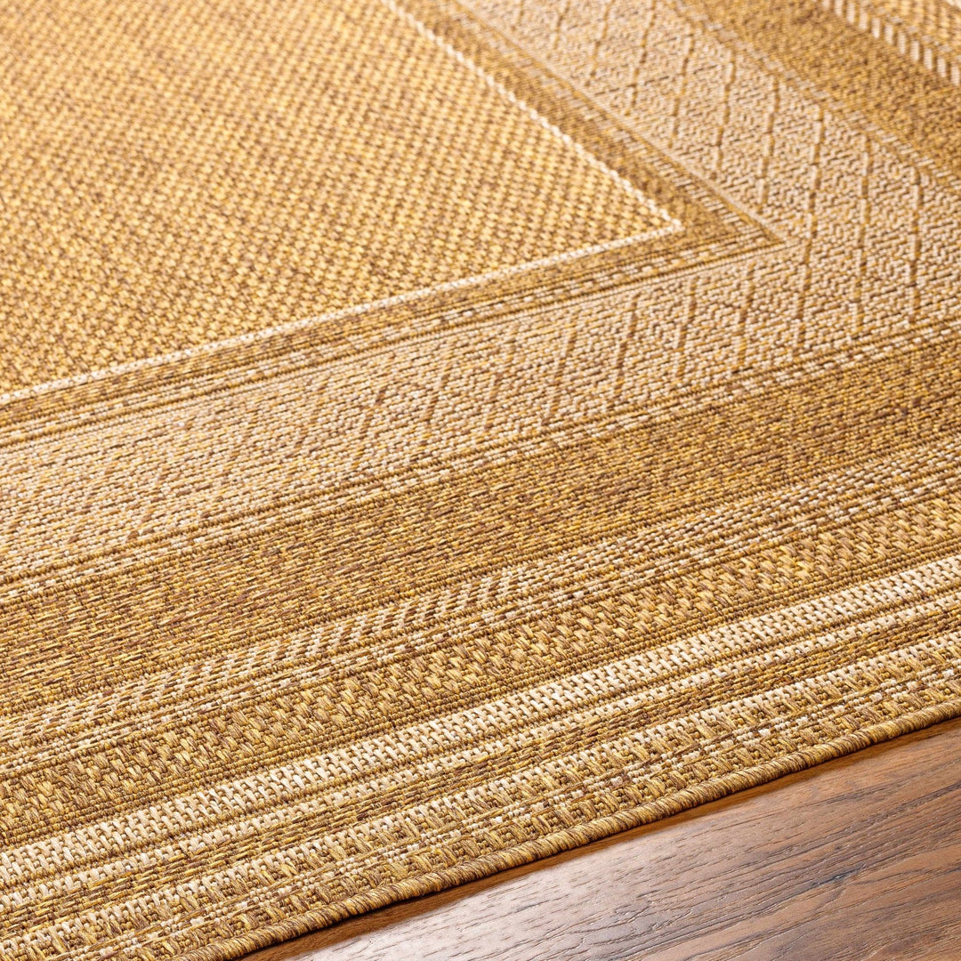 Camel And Beige Modern Style Jute Rug - The Rug Decor