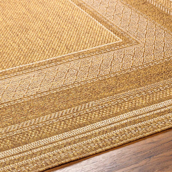 Camel And Beige Modern Style Jute Rug - The Rug Decor