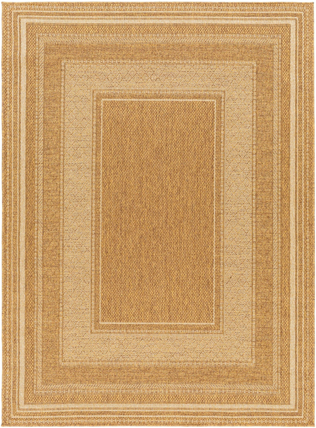 Camel And Beige Modern Style Jute Rug - The Rug Decor
