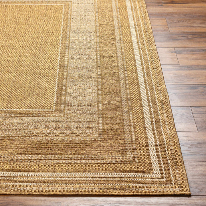Camel And Beige Modern Style Jute Rug - The Rug Decor