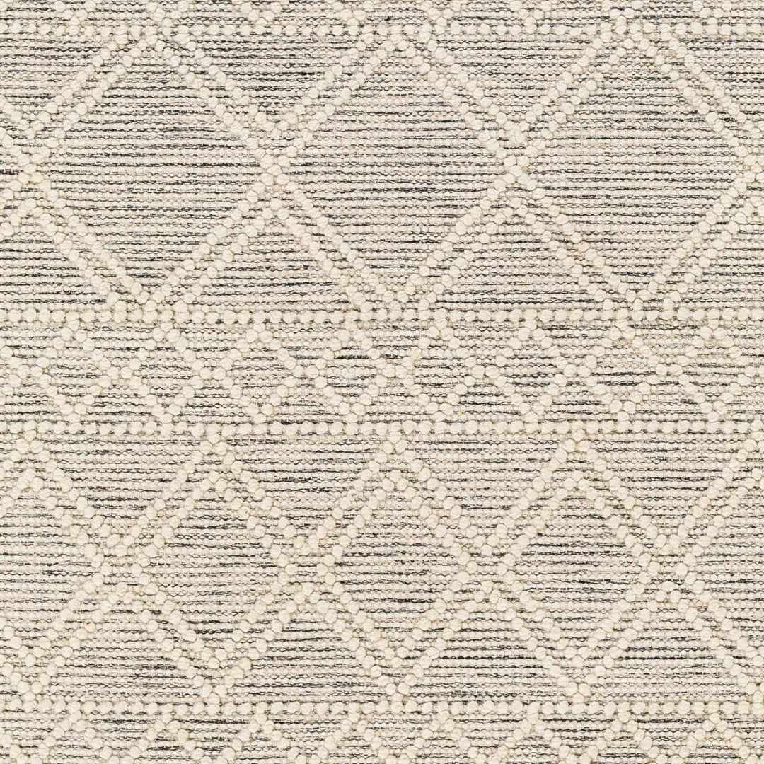 Cameo Scandi Bohemian Style Ivory Hand Woven Wool Rug - The Rug Decor
