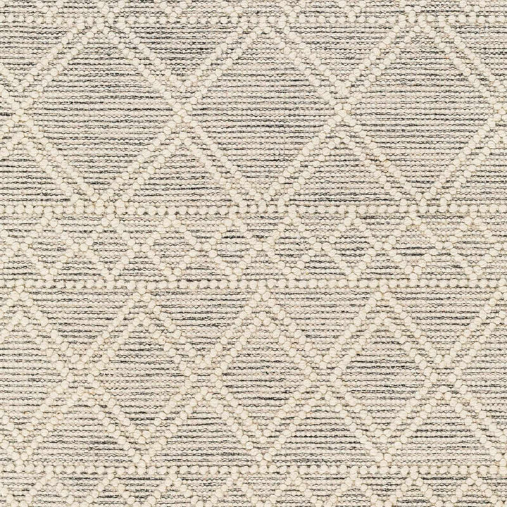 Cameo Scandi Bohemian Style Ivory Hand Woven Wool Rug - The Rug Decor